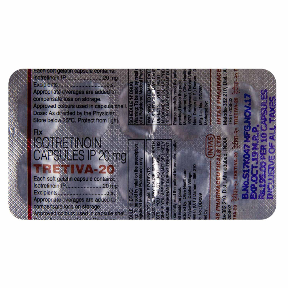 イソトレチノイン20mg10錠（トレティバ）通販｜ニキビ治療